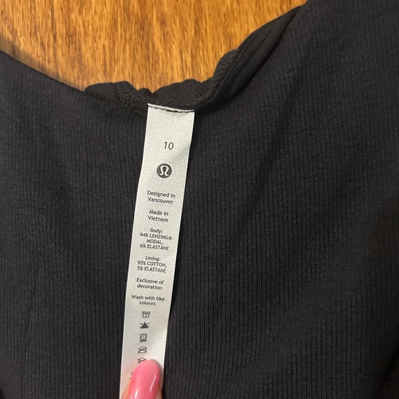 Ribbed Modal Tee - Picture 4 of 4